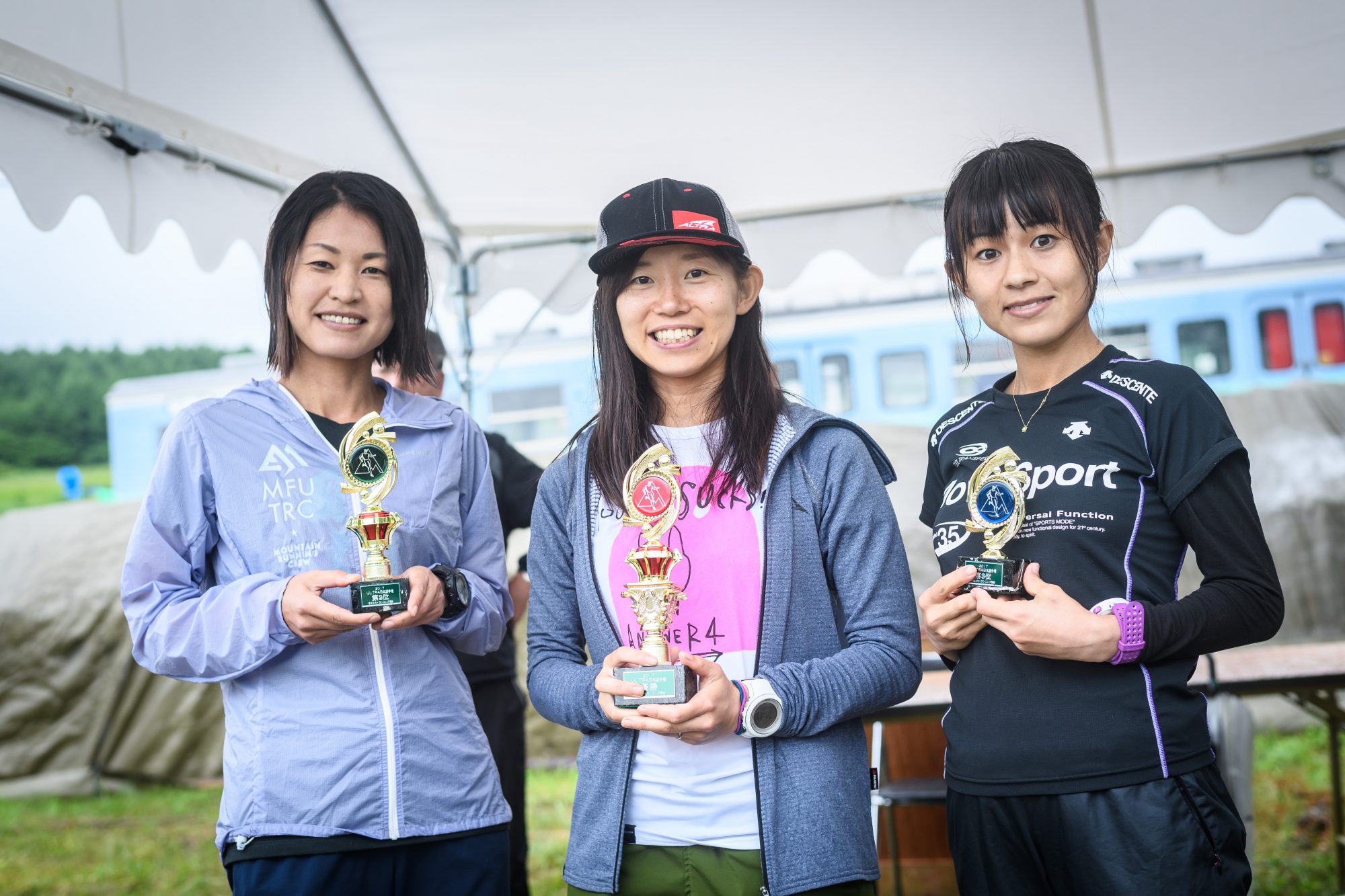 ２０１７日本選手権女子トップ３が同じスタートラインに立つ　©Fields